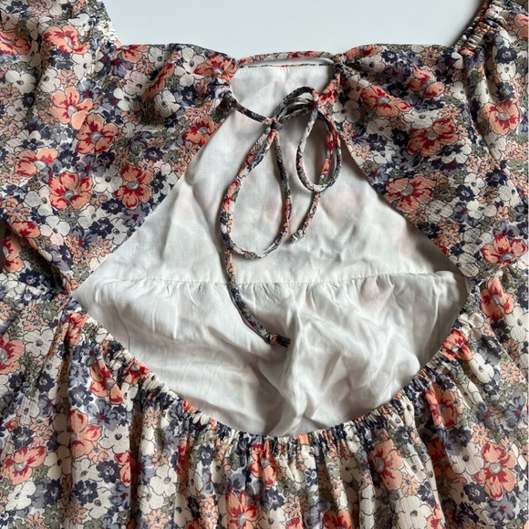 MINKPINK Multicolor Floral Puff Sleeve Dress - Picture 10 of 11